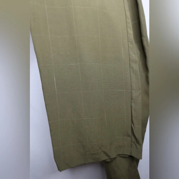 Madewell Olive Green Short Sleeved Belted Jumpsuit - Picture 7 of 11